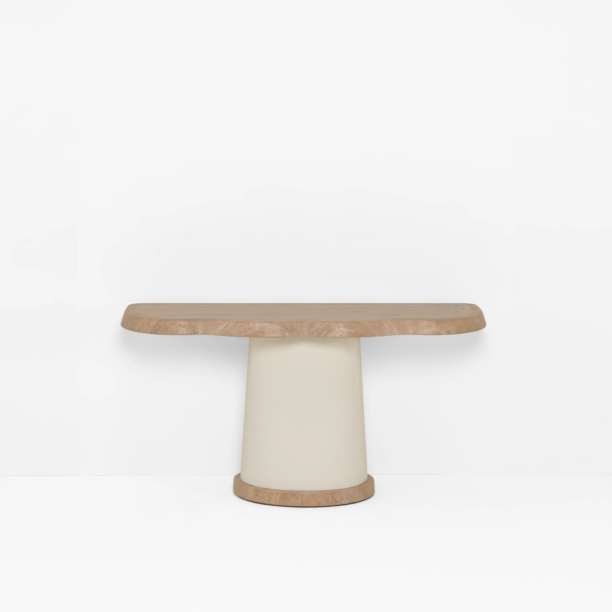 Console Travertin plateau long
