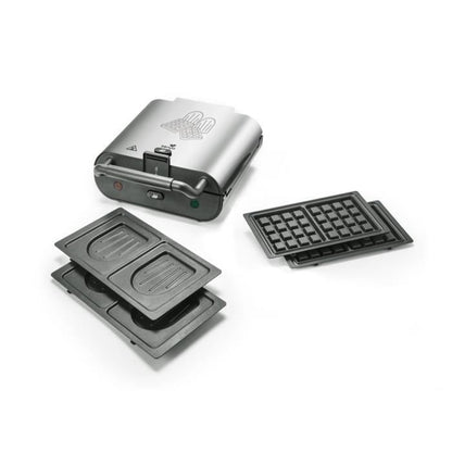 SENYA Gaufrier - Appareil à croque monsieur 2 empreintes - 800W - Duo Waffles