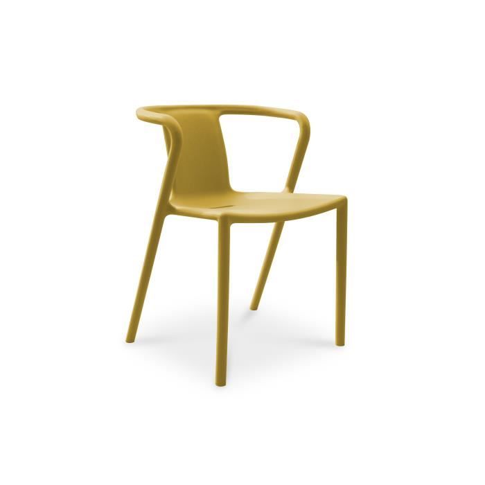 Lot composé de 2 fauteuils de jardin - CITY GARDEN - DIEGO-FT - Terracotta - Empilables