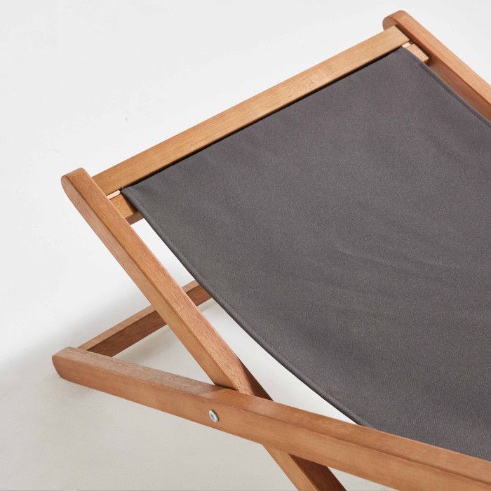 Lot de 2 chiliennes eucalyptus noir Socoa - Oviala