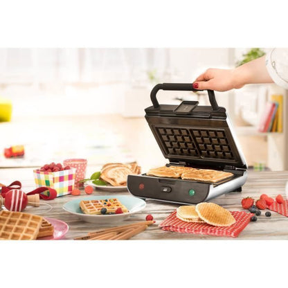SENYA Gaufrier - Appareil à croque monsieur 2 empreintes - 800W - Duo Waffles