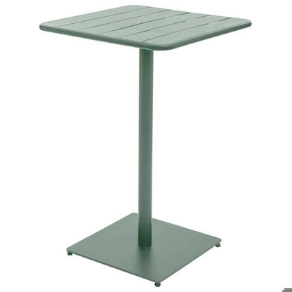 Table haute de jardin "Phuket" ambre 2 places en acier  - Hespéride