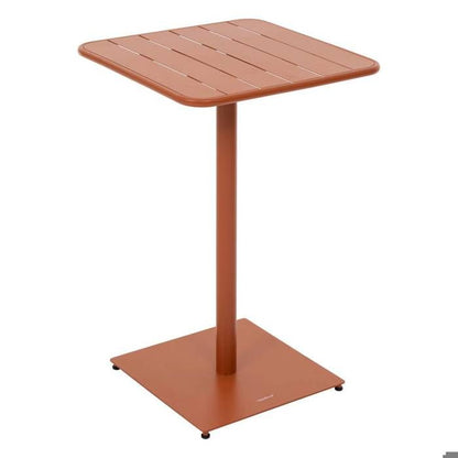 Table haute de jardin "Phuket" ambre 2 places en acier  - Hespéride