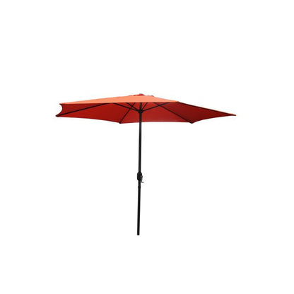 PORTOFINO - Parasol droit rond Ø 3 m terracotta