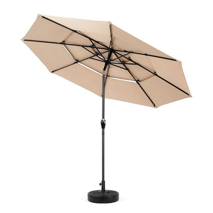 Parasol - Gutent - Double face - Rectangulaire - Kaki - 294x294x250cm