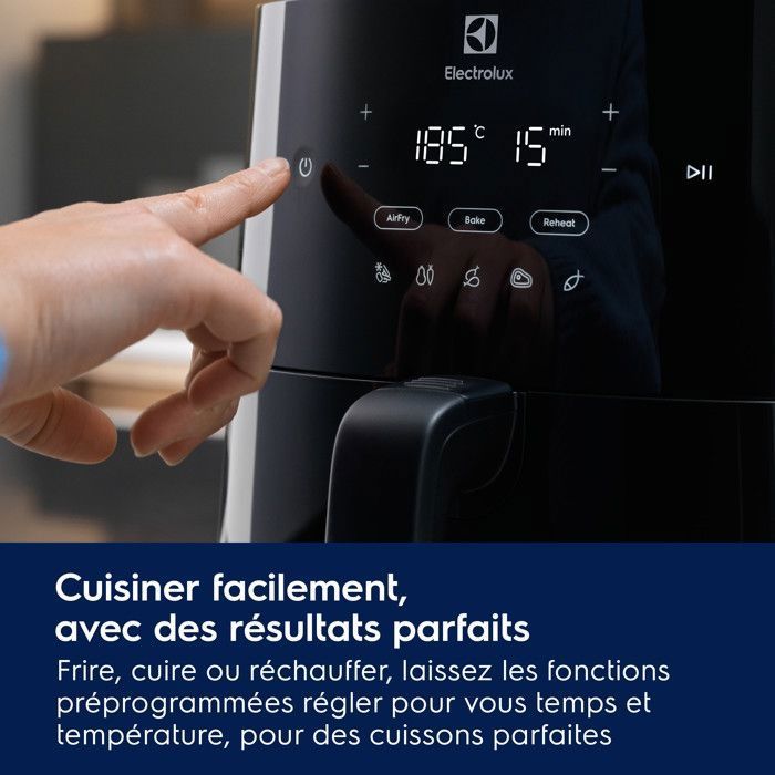 Friteuse électrique - ELECTROLUX - EAF3B - 1300 W - 3,5 L - Minuterie 0-60 min