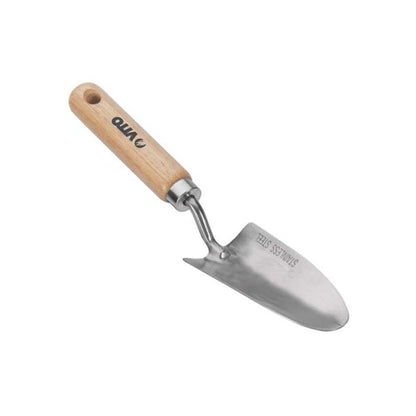 Kit 9 outils de jardin Manche bois Hêtre Inox et Fer forgés à la main  VITO