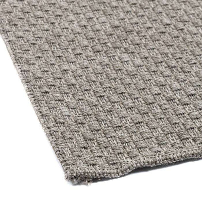 Tapis d'extérieur/intérieur aspect jute gris 160x230