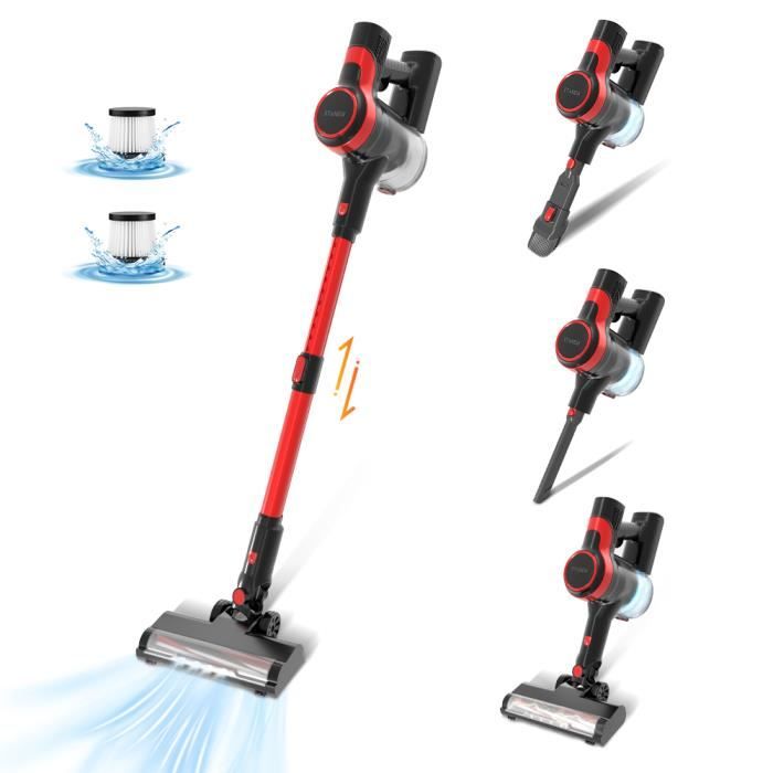 Aspirateur balai - STANEW - 45000Pa/550W - Pliable 180° - 40 min autonomie - Brosse anti-emmêlement