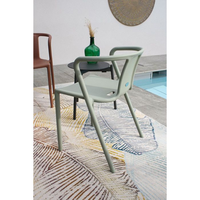 Lot composé de 2 fauteuils de jardin - CITY GARDEN - DIEGO-FT - Terracotta - Empilables