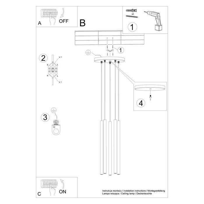 Suspension en Acier - NOVASTEL - Blanc - IP20 - Max 8W LED - G9 - Style Moderne
