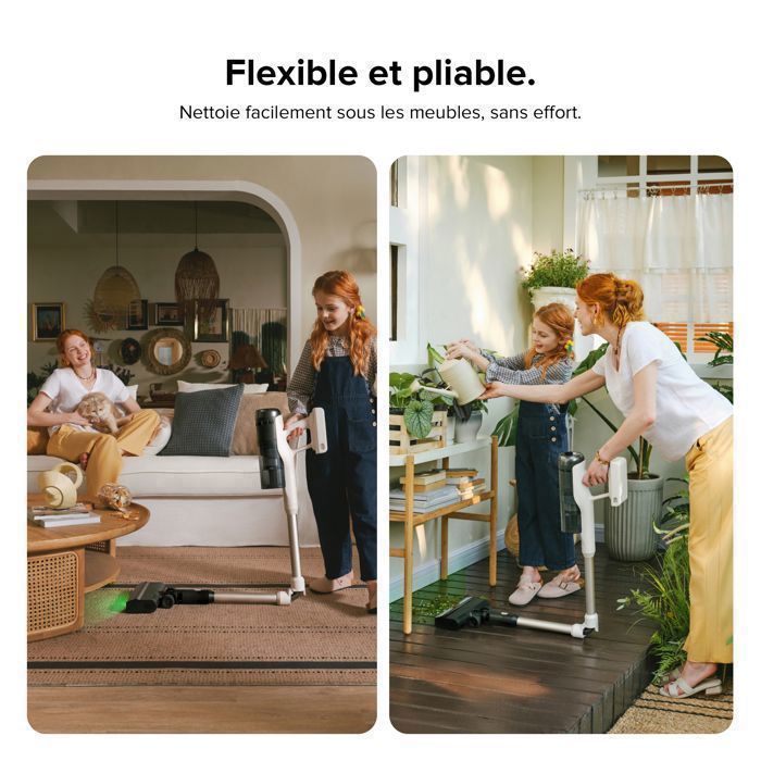ROBOROCK  H60 Pro - Aspirateur Balai Sans Fil -170AW - 80 Min Autonomie - Tube Flexible 90°-80 Minutes d'Autonomie