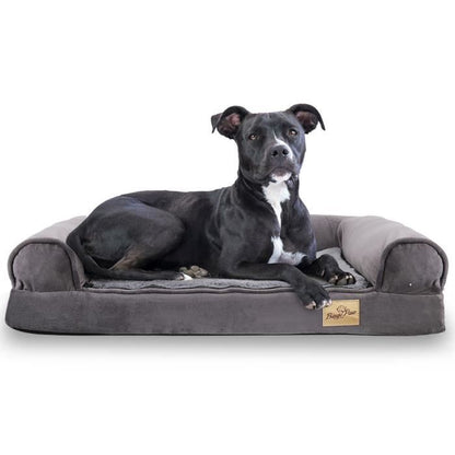 BingoPaw Panier Chien XXL Déhoussable Canapé Chien Orthopedique Ultra Doux Lit pour Chien Grande Taille, 135 x 100 x 24 cm