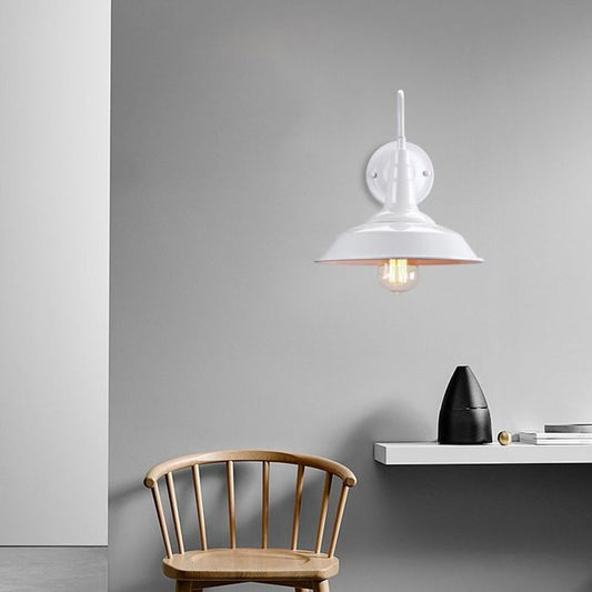 Applique murale d'extérieur - Moderne - Blanc - 2x E27 - Métal anti-rouille