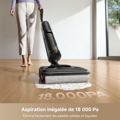 ASPIRATEUR Balai Aspirateur Laveur DREAME H12 Pro FlexReach, porte  Plat  180,schage 5 Min,18 kPa,Nettoyage Deux Bords