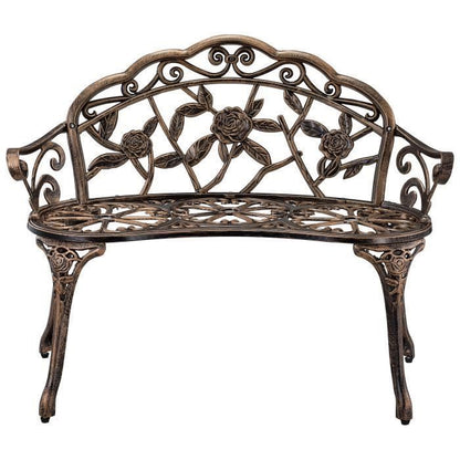 Banc de jardin en métal