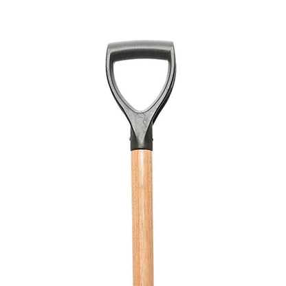 Pack 4 outils de jardin Acier Manche en Bois Fourche + Pelle carrée + Pelle ronde + Bêche VITO