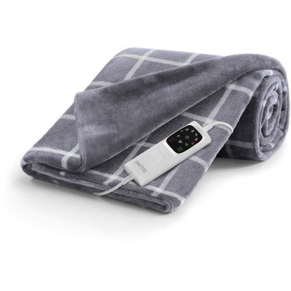 Surmatelas Chauffant - Imetec - 2 Places Adapto, 150x160 cm - 6 Températures Chauffage Rapide - 100% Coton - Température Constante