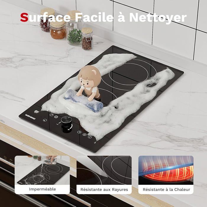 Plaque vitrocéramique WEHIMO XINLT2V-48 4 foyers 7200W