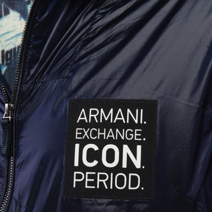 Blouson Armani Exchange - Bleu - 100% polyamide