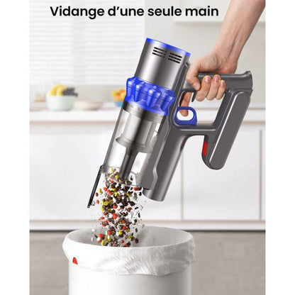 Aspirateur Balai Sans Fil - YOIMOIMO - 650W - 70000 Pa - 70 Min - Charge rapide sur le support - Vidange D'Une Seule Main