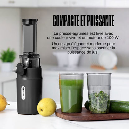 Extracteur de Jus - VENTRAY - Ginnie - Compact - 100 Watt - Bleu ciel