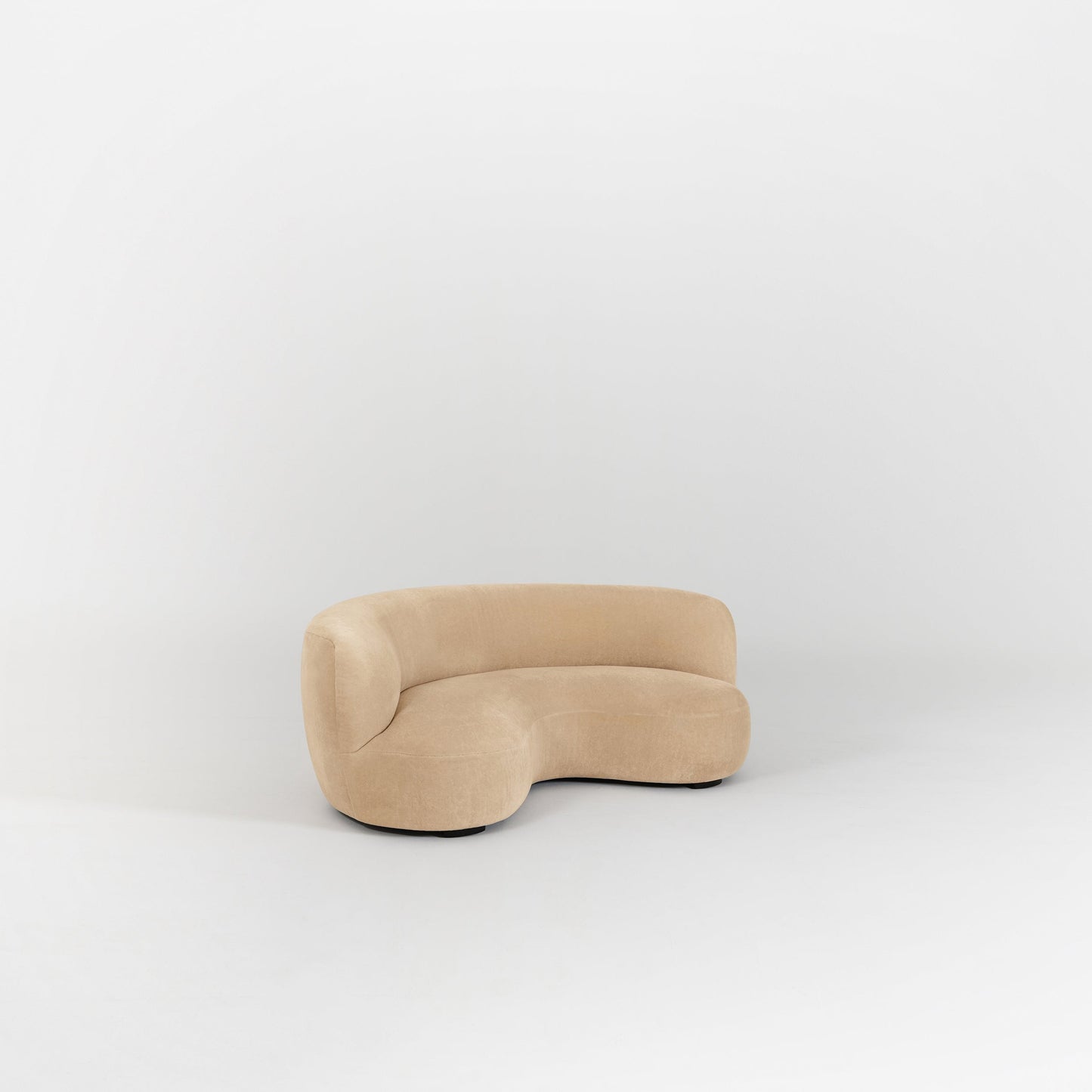 Sofa 190 détail tissu bouclé